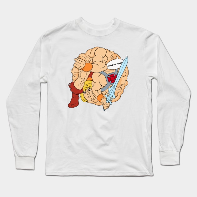 Nostalgi Ball - He-Man Long Sleeve T-Shirt by orio concepts